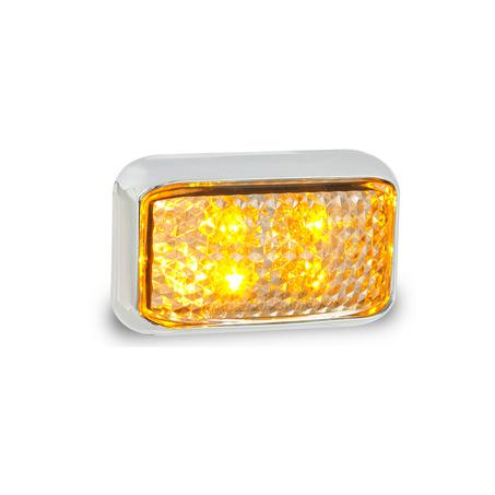 LED Autolamps Side Direction LED Lamp 12/24V Chrome Series 35CCAM