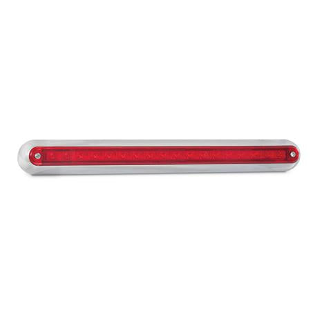 LED Autolamps Stop/Tail Strip LED Lamp 12V Chrome Bracket 380CR12