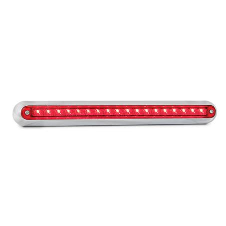 LED Autolamps Stop/Tail Strip LED Lamp 12V Chrome Bracket 380CR12