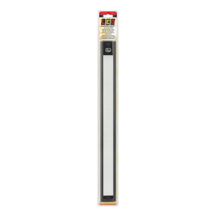 LED Autolamps Interior Strip Lamp with Touch Sensor Switch (MCU Circuitry) and Black Base 410 x 40mm 12V 40410MCU