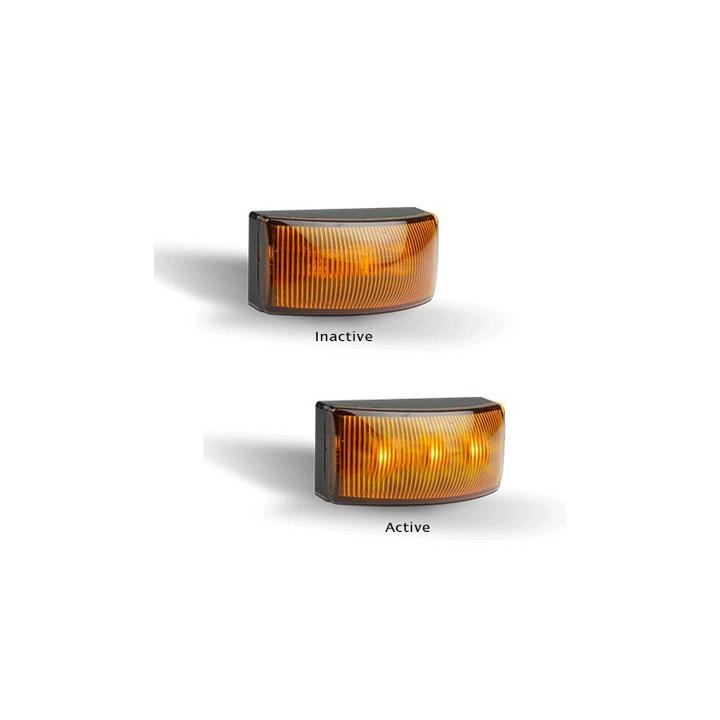 LED Autolamps Side Indicator/Side or Front Marker 50x25x21mm 12-24V 5025AMB