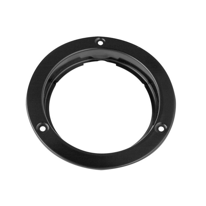 LED Autolamps Steel Flange Black Plated (Suits Rounds Series Lights) 53101B