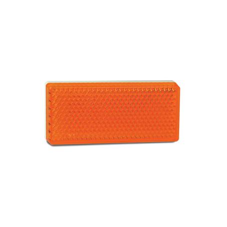 LED Autolamps Reflector Amber Self Adhesive (Pack of 100) 7030AB