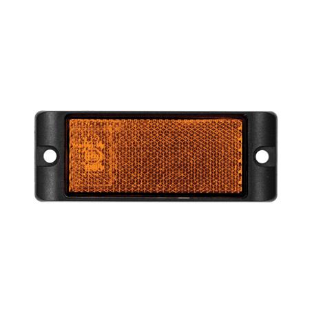 LED Autolamps Reflector Amber w/Mounting Bracket (Pack of 2) 7035A