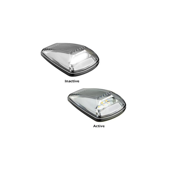LED Autolamps Supplementary Cab Marker White 77x52x22mm 9-32V 77WCM