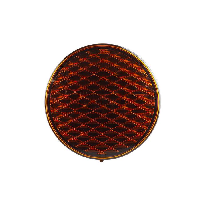 LED Autolamps Indicator Lamp Round Coloured Lens 80mm 12V 82AB