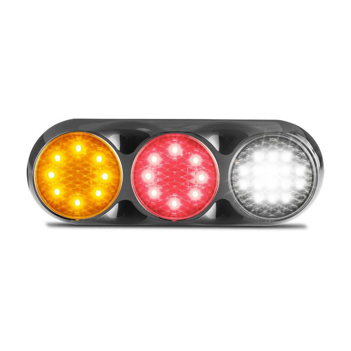 LED Autolamps Stop/Tail/Indicator/Reverse LED Light 12V Black Bracket 281x101x30mm 82BARW