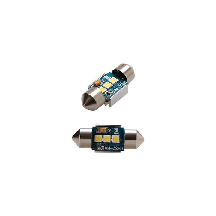 LED Autolamps Festoon Bulb White Canbus Compatible 150 Effective Lumen 31mm 12V FN31W