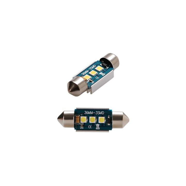 LED Autolamps Festoon Bulb White Canbus Compatible 180 Effective Lumen 36mm 12V FN36W