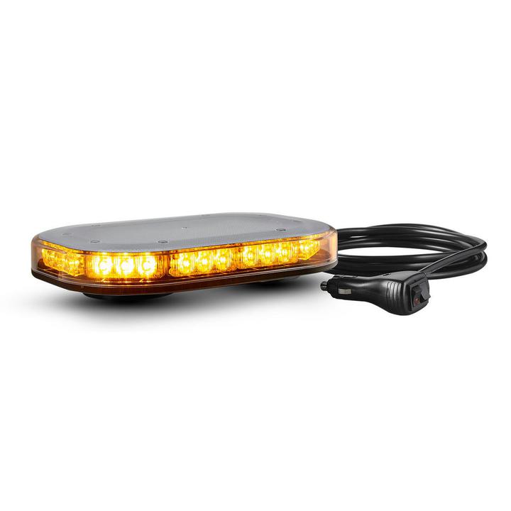 LED Autolamps Emergency Mini Light Bar Amber LED with Clear Lens LB246ACMM