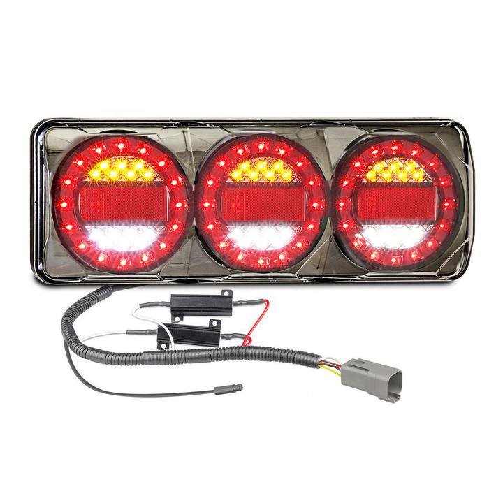 LED Autolamps Maxi Lamp Stop/Tail/Indicator/Reverse/Reflector 3 Series LED Light 12V SOMAXI2LR/450B