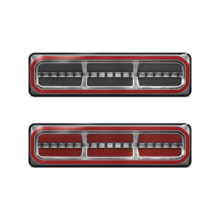 LED Autolamps Rhs With 7 Pin Plug, Bulk Combination Lamps 3854ARWMRCSB
