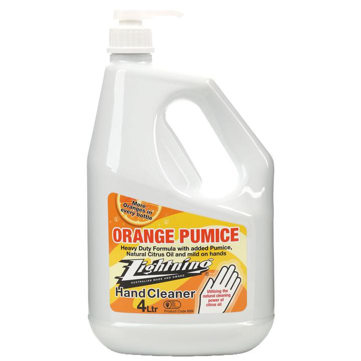 Lightning Orange Pumice Hand Cleaner 4L 899I