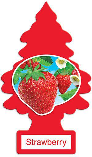 Little Trees Car Air Freshener Strawberry 1 Pack