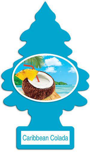 Little Trees Car Air Freshener Caribbean Colada 1 Pack