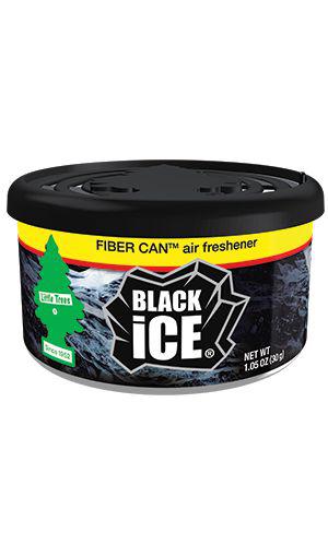 Little Trees Car Air Freshener Fiber Can Black Ice 1 Pack