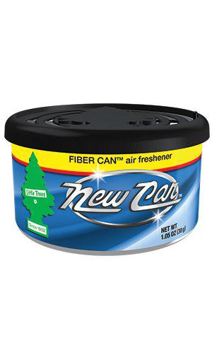 Little Trees Car Air Freshener Fiber Can New Car Scent 1 Pack