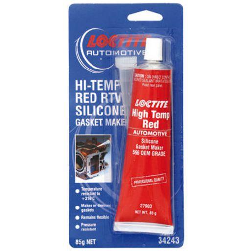 Loctite SI 596 Hi-Temp Red RTV Silicone 85g 34243