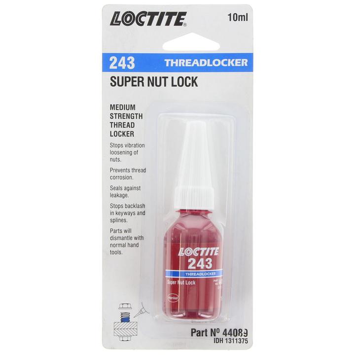 Loctite 243 Threadlocker Medium Strength 10ml 44089