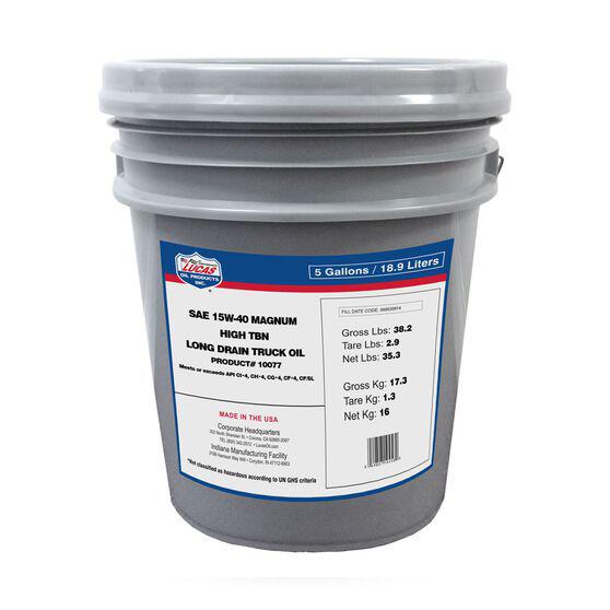 Lucas HD Magnum Motor Oil Diesel CI-4 SAE 15W-40 18.9L 10077