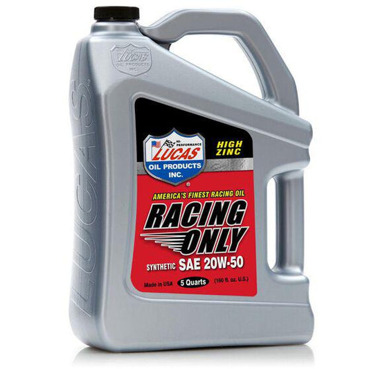 Lucas Racing Motor Engine Oil Synthetic SAE 20W-50 4.73L 10616