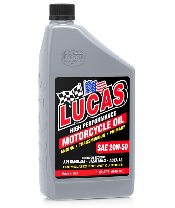Lucas High Performance Motorcycle Oil SAE 20W-50 946ml 10700