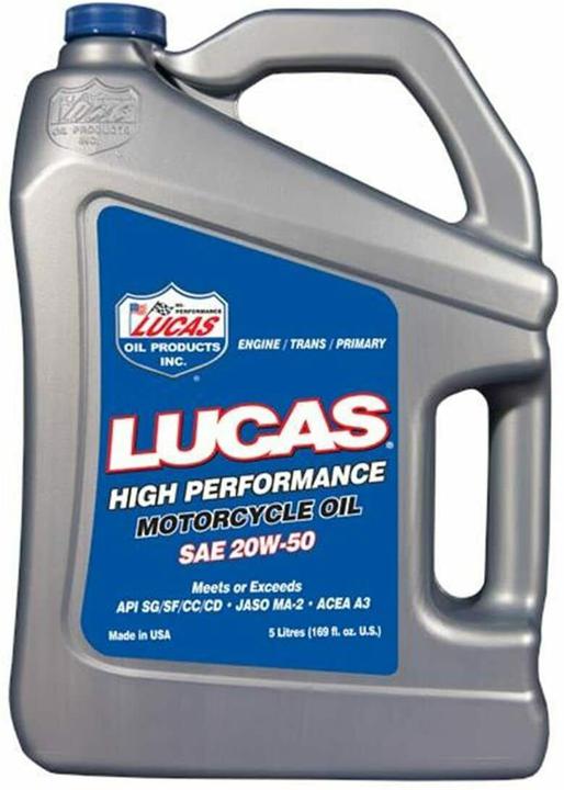 Lucas Motorcycle Oil High Performance SAE 20W-50 5L 10774