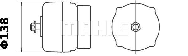 MAHLE Alternator 12V 80A MG 607