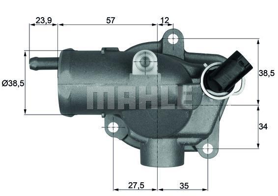 MAHLE Thermostat & Housing TH 11 87