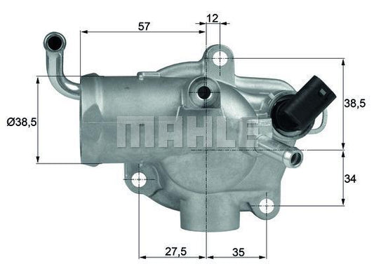 MAHLE Thermostat & Housing TH 12 87
