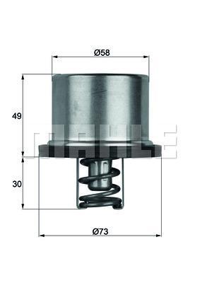 MAHLE Thermostat THD 1 79