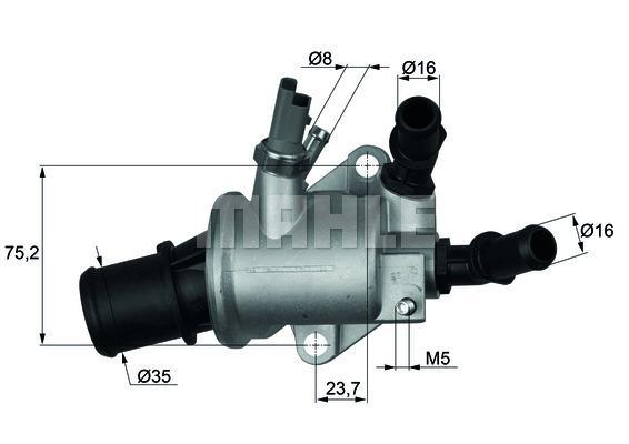 MAHLE Thermostat & Housing TI 143 88
