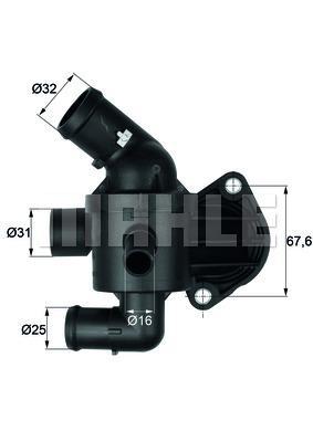 MAHLE Thermostat & Housing TI 15 92
