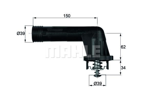 MAHLE Thermostat & Housing TI 20 95