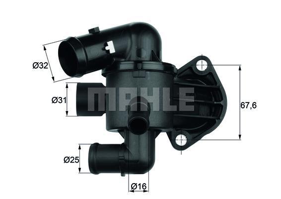 MAHLE Thermostat & Housing TI 33 87