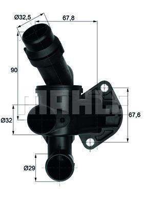 MAHLE Thermostat & Housing TI 7 87
