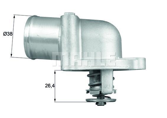 MAHLE Thermostat & Housing TI 78 87D