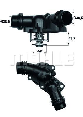 MAHLE Thermostat & Housing TM 13 97