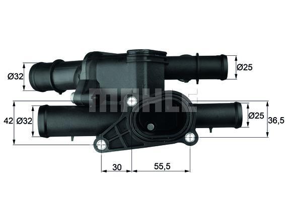 MAHLE Thermostat & Housing TM 2 105