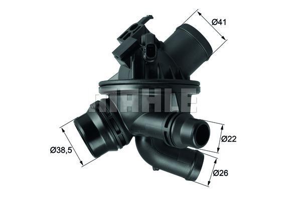 MAHLE Thermostat & Housing TM 21 97