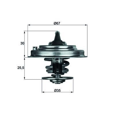MAHLE Thermostat TX 30 92D