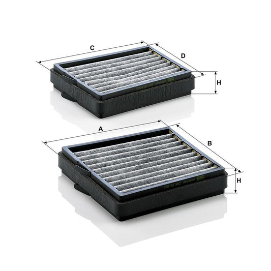 MANN Active Carbon Cabin Filter CUK20000-2