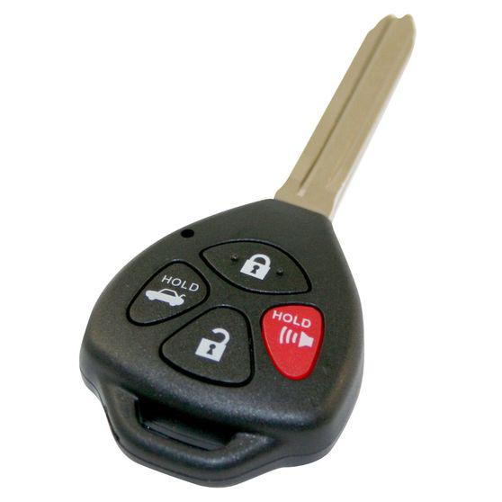 MAP Car Remote Shell & Buttons (4 Button) fits Toyota KF328