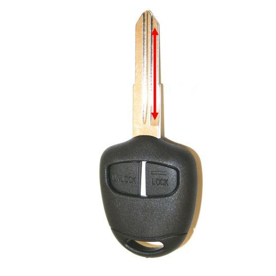 MAP Car Remote Shell & Buttons (2 Button) fits Mitsubishi ASX/Colt/Lancer KF376