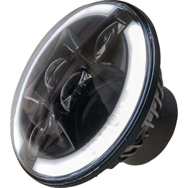 Maxi Trac 4x4 LED Headlight 7"" H4 Connector 6000K IP67 High/Low Beam