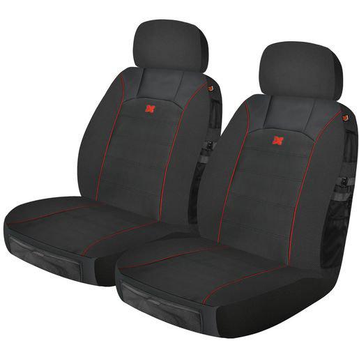 Maxi Trac 4x4 Neoprene Grey Car Seat Covers Front Pair