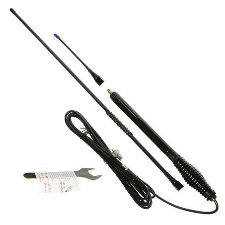 Maxi Trac 4x4 Fibreglass Elevated Feed UHF CB Antenna 3/6dB Kit 65cm MTAEF306