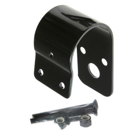 Maxi Trac 4x4 50mm Bull Bar UHF CB Antenna C Type Mounting Bracket Black MTB50