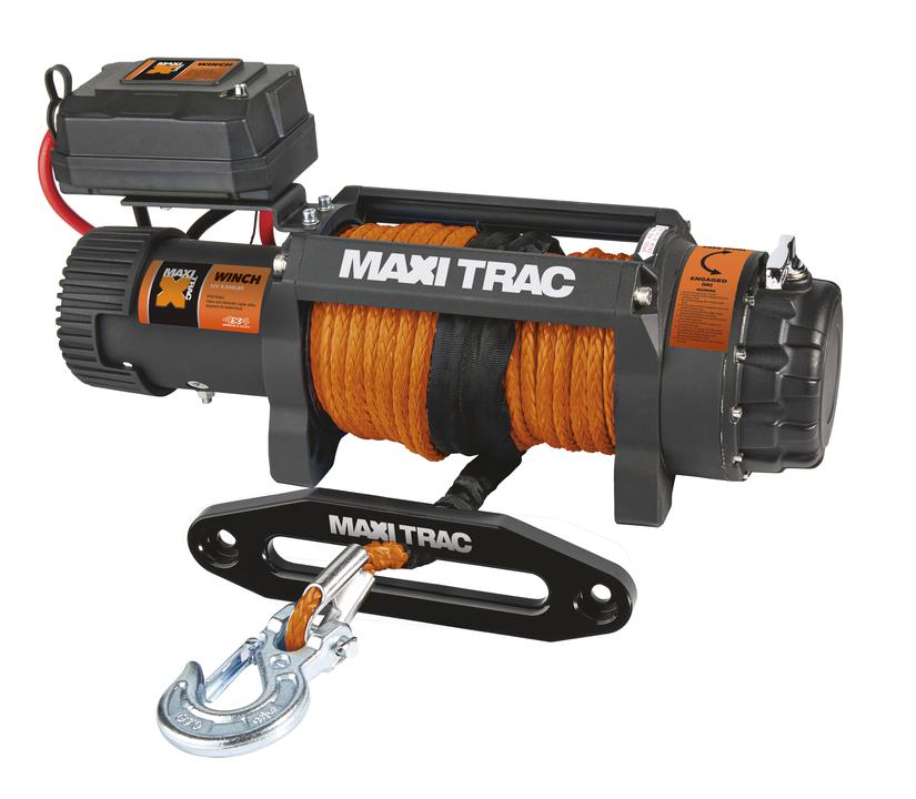 Maxi Trac 4x4 12V Synthetic Cord Electric Winch 9500lbs