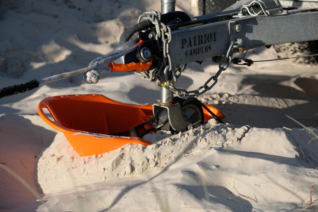 MAXTRAX Orange Trailer Skid Trailer Recovery